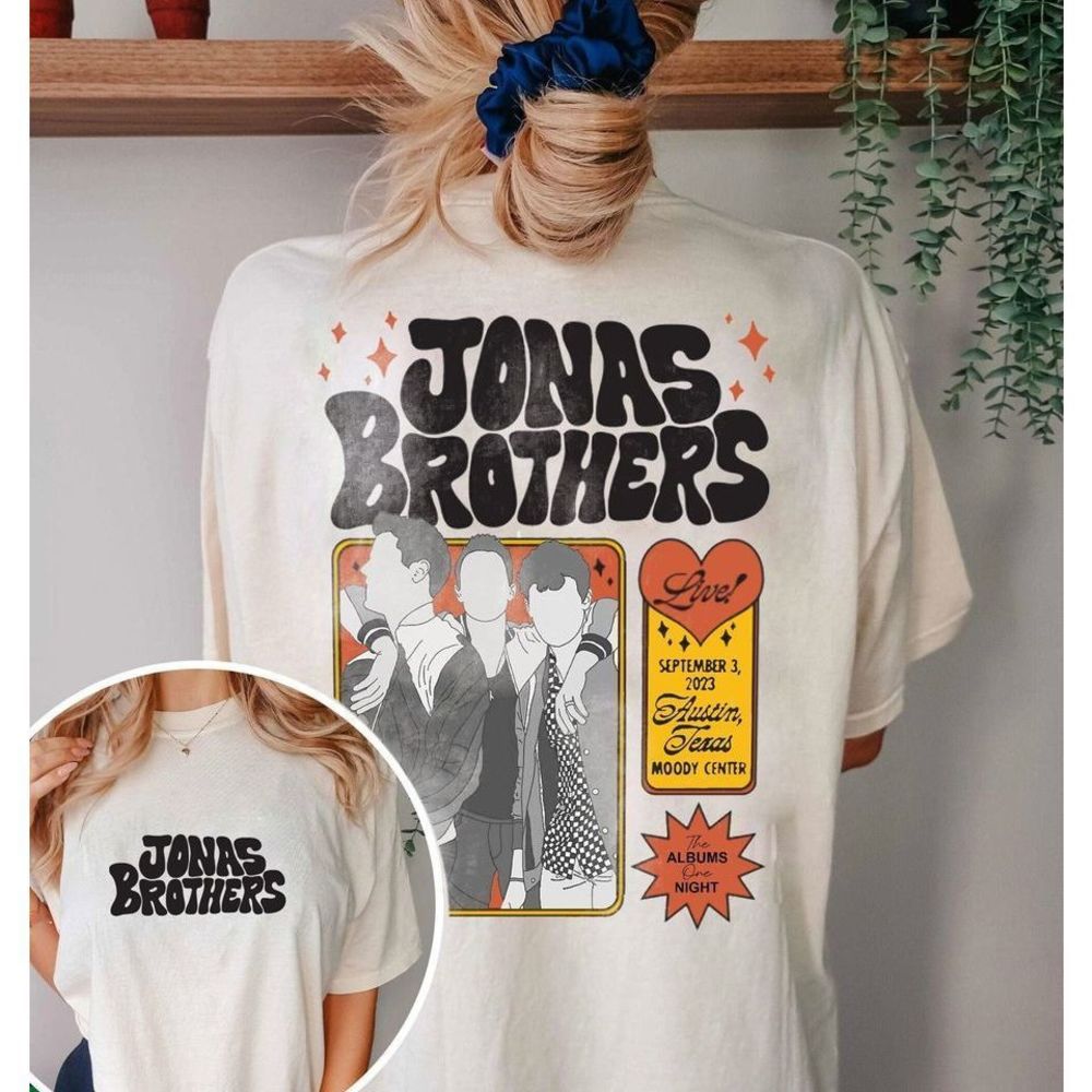 Jonas Brothers Shirt Jonas Brothers 2 Sided T Shirts